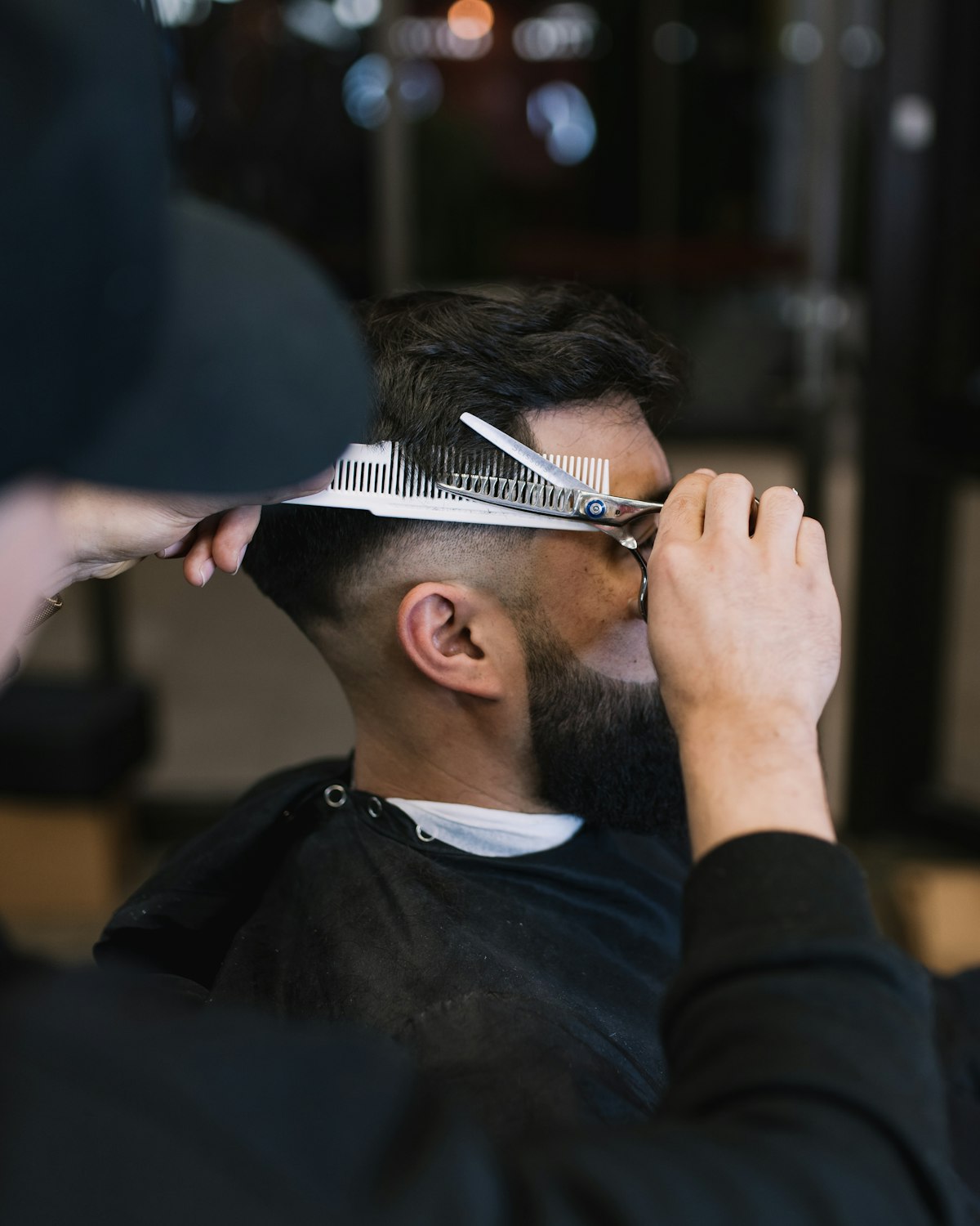Detailed scissor work
